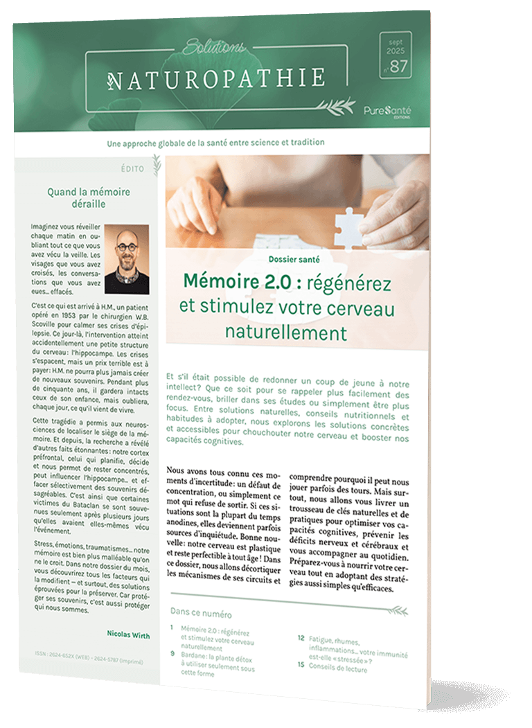 N°87 – Septembre 2025 – Mémoire 2.0 : régénérez et stimulez votre cerveau naturellement