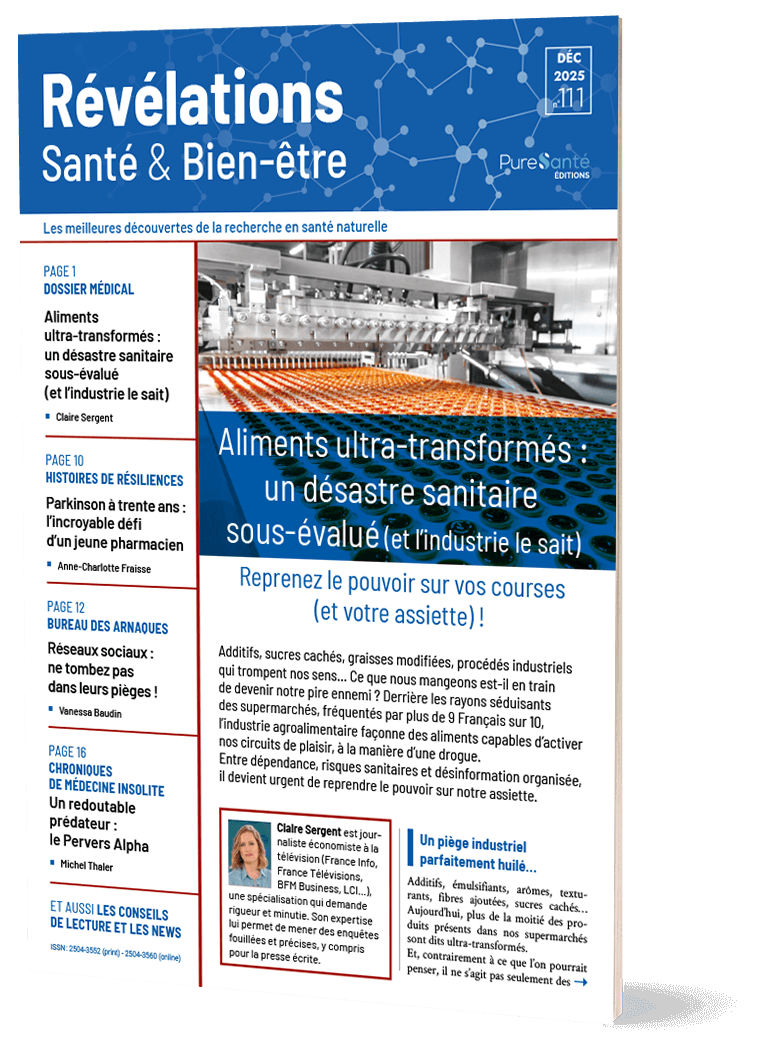 N°111 – Décembre 2025 – Aliments ultra-transformés : un désastre sanitaire sous-évalué (et l’industrie le sait)