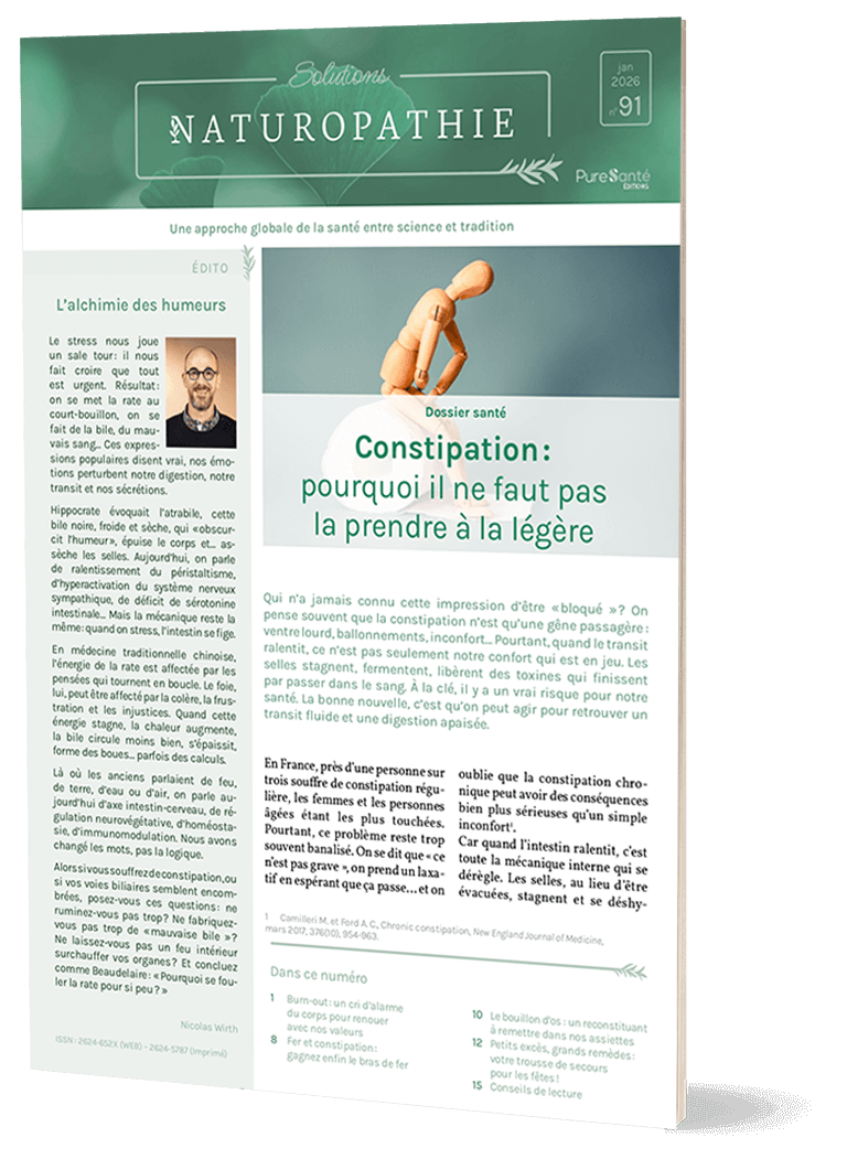 N°91 – Janvier 2026 – Constipation: pourquoi il ne faut pas la prendre à la légère